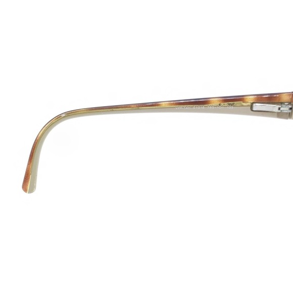 Prada VPR 74H 78S-1O1 Silver Brown Half Rim Eyeglasses Frames 51-18 135 Italy - Picture 10 of 12